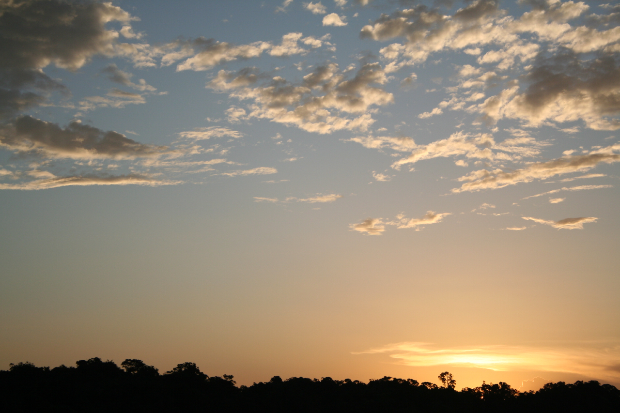  - Early-sunset-over-the-jungle-canopy-a-view-from-near-Olive-Creek-on-the-Mazaruni-River-Photo-by-Cody-H