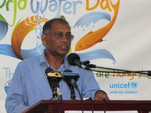 Agriculture Minister Dr Leslie Ramsammy