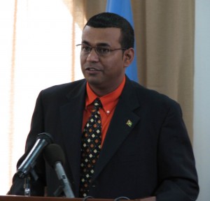 Environment Minister Robert Persaud