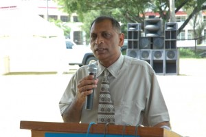 Agriculture Minister Dr Leslie Ramsammy