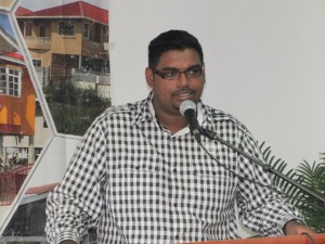 Acting Tourism, Industry and Commerce Minister Irfaan Ali