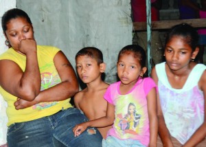 Dishana Singh and her children are devastated by the fire  