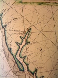 Map of Pomeroon River, 1688