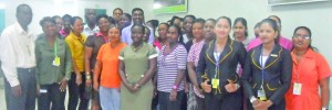 Chief Medical Officer Dr Shamdeo Persaud and key officials from the Health Ministry, City Council and Region Four RDC, along with food handlers who participated in the seminar on Wednesday