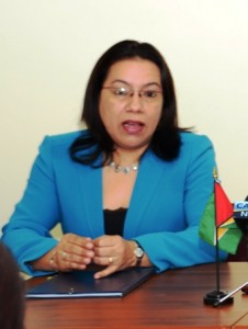 Foreign Affairs Minister Carolyn Rodrigues-Birkett