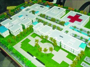 An artist’s impression of the Specialty Hospital 