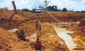 A mining camp in Guyana (GINA file photo)