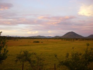 Sunset over Darakuban Mountain in the Kanuku Mountain Range, Guyana