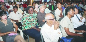 A section of the gathering at the lecture 