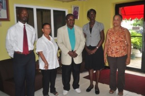 From left to right: Social Life Issues executives Will Campbell, Joan Alleyne, John Greaves, Fay Greaves and Beverly Rogers