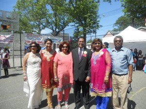 Ralph Tamesh (centre) with some of ICF's executive members