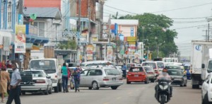 Regent Street, Georgetown, part of Guyana’s main business district