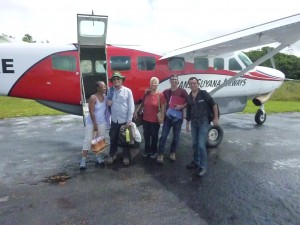 Crew members arrives at Annai