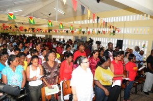 Flashback: A section of the gathering at the PPP/C’s 2008 Congress held at the Diamond Secondary School, East Bank Demerara