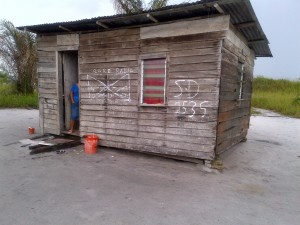 The house where Kevin Harrison was killed