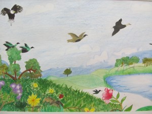 'Survival of Black Birds' by Hazran Rodriguez from Waramadong Secondary