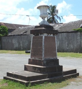 Saffon monument, St Saviour’s Parish, Broad and Saffon streets, Charlestown, Georgetown