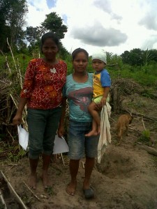 Farmers Beverly Lyte and Nicola Williams in their fields