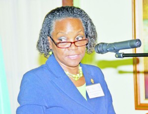 FAO Country Representative Dr Lystra Fletcher-Paul