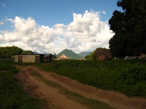 Entrance to the village