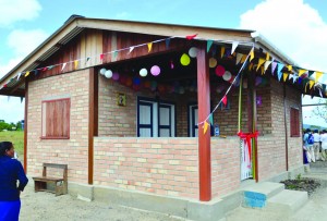 One of the homes under the Hinterland Housing Project