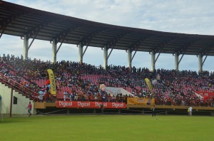 Part of the crowd on the final day of the championships (Photos: Treiston Joseph)