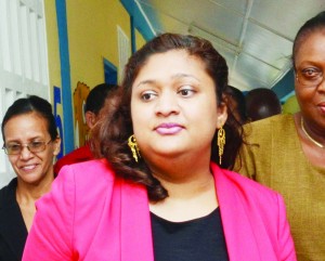 Education Minister Priya Manickchand 