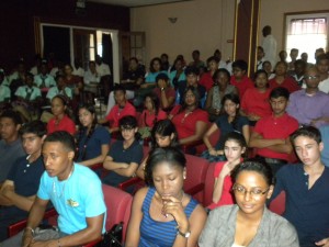 A section of the gathering at the screening