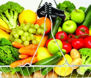 ADAPAP FRUIT AND VEGETABLES IN SHOPPING BASKET