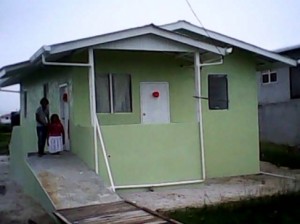 Amanda Anthony and her son, Andrew at their new home