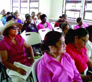 Representatives of small businesses at the workshop   