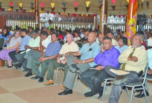 A section of the audience at the “Night of Reflection” 
