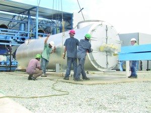 Work in progress at the Vreed-en-Hoop power station 