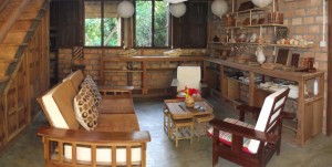 Lobby area in the guesthouse