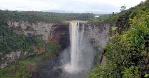 Kaieteur Falls has become an icon for an emerging ecotourism industry