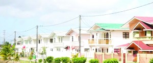 Government’s heavy investments in the housing sector have significantly improved the standard of living of Guyanese