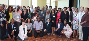 Government and civil society representatives following their meeting to strengthen HIV programmes by making them more responsive to human rights