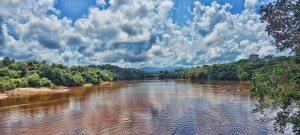 Panoramic view  of the river