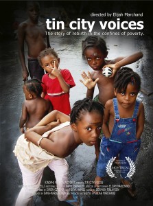 'Tin city voices' poster