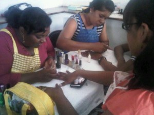 Nail technician programme held at the Orchid Foundation