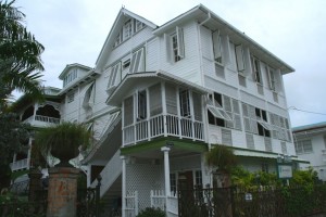 Cara Lodge, now a hotel, was known as Woodbine House. This was once   the home of George Anderson Forshaw.  The yard contains a Sapodilla tree that was planted by the Prince of Wales, later Edward VII, on a visit to the colony