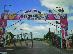 Preparations begin at the National Stadium with just a few days to go before the grand opening of the Guyana Festival 