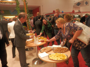 Visitors at the Guyana booth at the expo in London