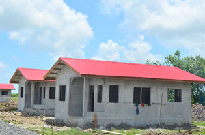 A view of the Turnkey homes under construction