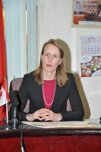 Canadian High Commissioner to Guyana, Dr Nicole Giles