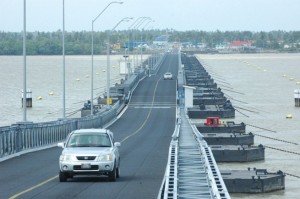 Berbice River Bridge linking Regions 5 and 6