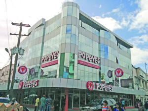 The new Popeyes franchise at America and Water Streets, Stabroek, Georgetown