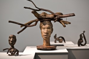 A piece from his 2009 UK exhibition, “Pork knocker Dreams”. Along with international showings, work of the late artist has also been exhibited at Castellani House