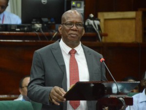 Finance Minister Winston Jordan