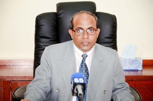 Indian High Commissioner to Guyana Venkatachalam Mahalingham 